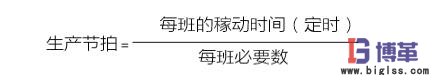生產節(jié)拍公式 生產節(jié)拍公式